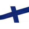 elastisches Jacquard Einfassband royal blau