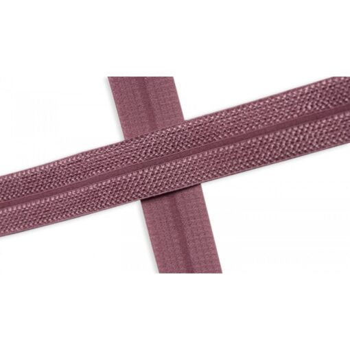 elastisches Jacquard Einfassband alt rosa