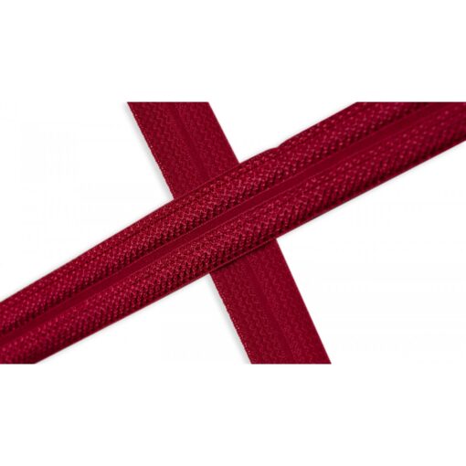 elastisches Jacquard Einfassband rot