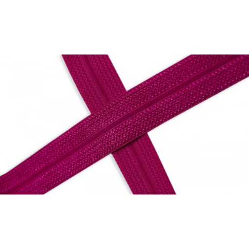 elastisches Jacquard Einfassband pink