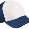 Mesh Cap One Size weiss Navy Stoffstübli