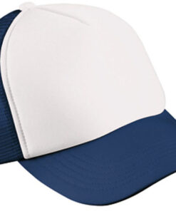 Mesh Cap One Size weiss Navy Stoffstübli