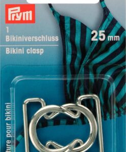 Prym Bikini- + Gürtelverschlüsse, silber 25 mm Stoffstübli