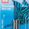 Prym Bikini- + Gürtelverschlüsse, silber 20 mm Stoffstübli