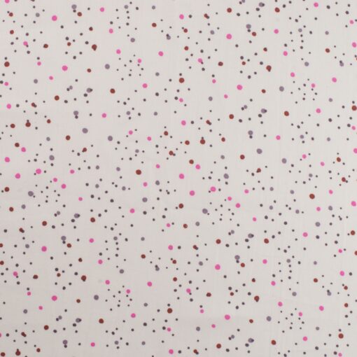 Webware Baumwolle Dots fuchsia Stoffstübli