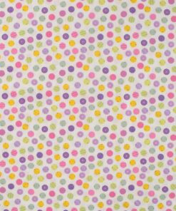 Webware Baumwolle Funny Dots fuchsia Stoffstübli