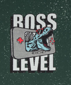 Sweat T-Rex Panel Boss Level