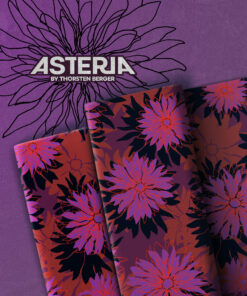 Viskose Webware Asteria Bordeaux