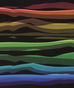 Nano Softshell Lycklig wavy stripes regenbogen