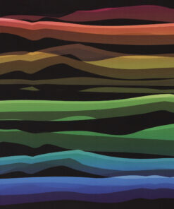 Nano Softshell Lycklig wavy stripes regenbogen