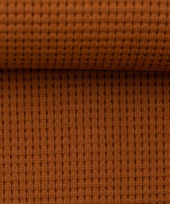 Waffelstrick Oslo Terracotta
