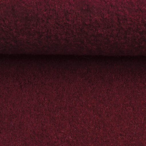Merino Wollwalk Uni bordeaux