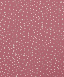 Jersey dots weiss auf old rosé