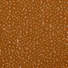 Jersey dots weiß auf Caramel