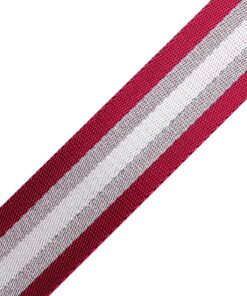 Gurtband Bordeaux mit Lurex 40mm