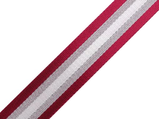 Gurtband Bordeaux mit Lurex 40mm