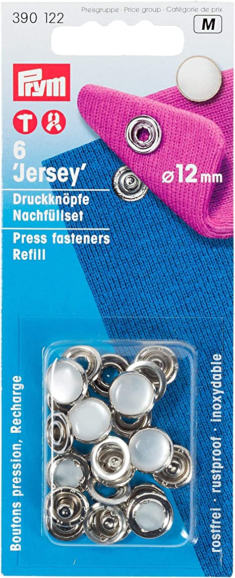 Druckknöpfe - 20mm - Prym - altsilber - Anorak