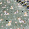 Wellness Fleece Einhorn mint double face