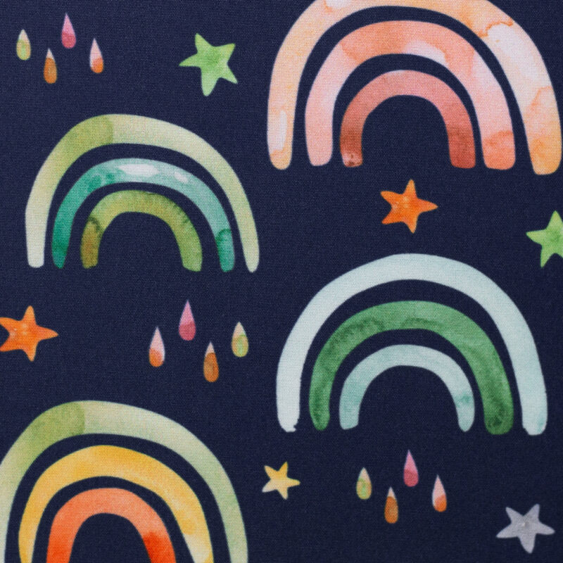 Softshell Fiete Regenbogen dunkel Stoffstübli GmbH