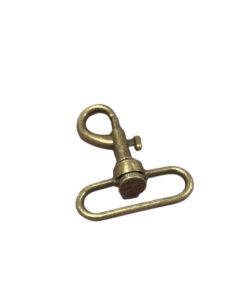 Karabiner 38mm alt messing