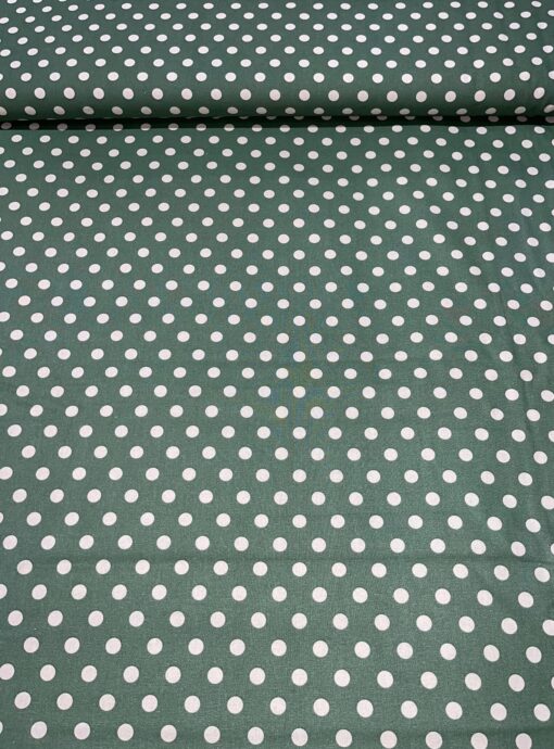 Baumwolle druck Dots alt Mint