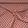 Baumwolle druck Dots alt rosa