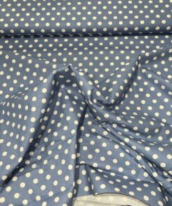 Baumwolle druck Dots Denim