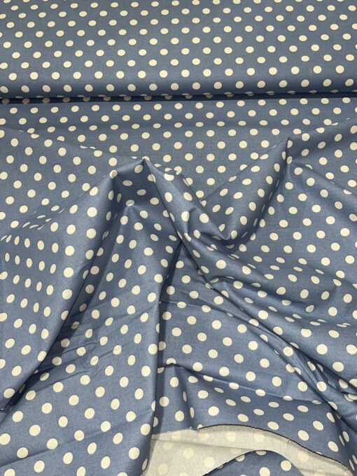 Baumwolle druck Dots Denim