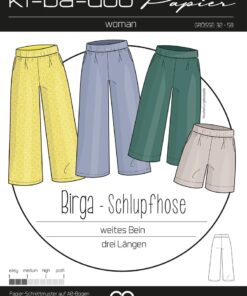 Schnittmuster Kibadoo Birga Schlupfhose 32-58