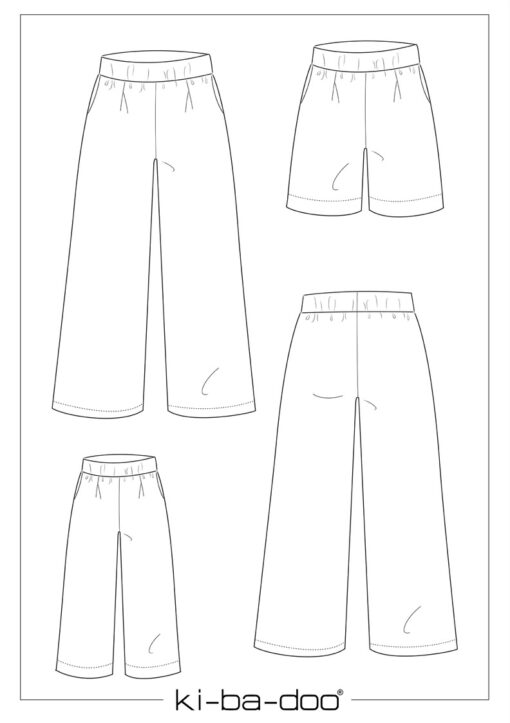 Schnittmuster Kibadoo Birga Schlupfhose 32-58