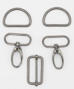 Taschen Hardware Set 30mm gunmetal