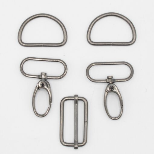 Taschen Hardware Set 30mm gunmetal