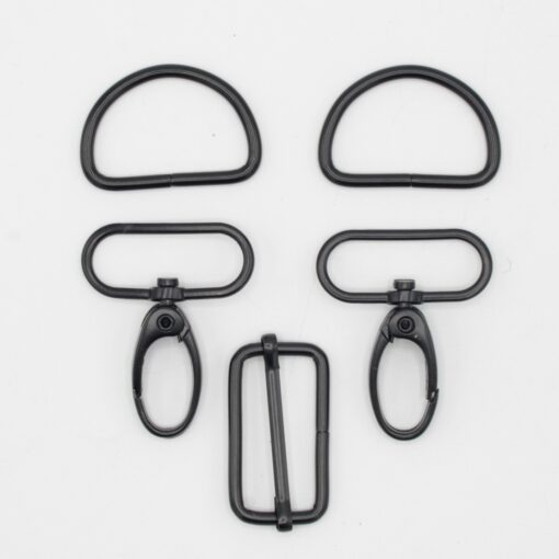 Taschen Hardware Set 30mm schwarz