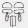 Taschen Hardware Set 40mm gunmetal