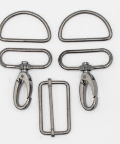 Taschen Hardware Set 40mm gunmetal