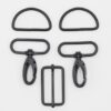 Taschen Hardware Set 40mm schwarz