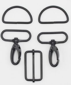 Taschen Hardware Set 40mm schwarz