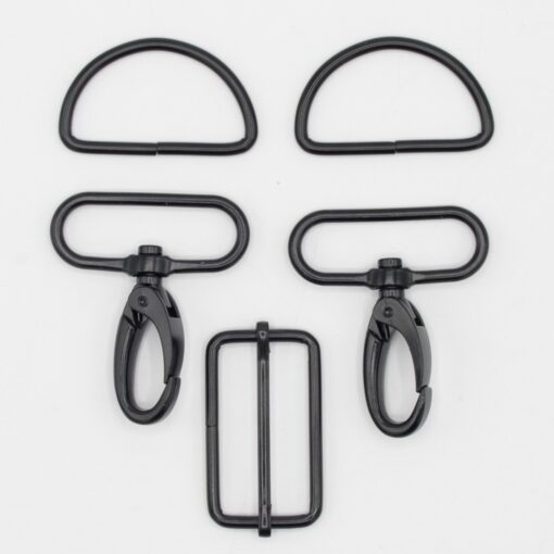 Taschen Hardware Set 40mm schwarz