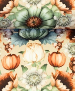 Canvas Victorian Damask beige