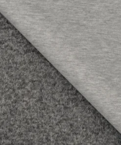 Alpenfleece uni Grey melange