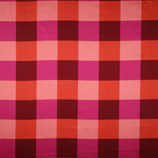 Nerida Hansen Cotton Satin Large Gingham - Blush