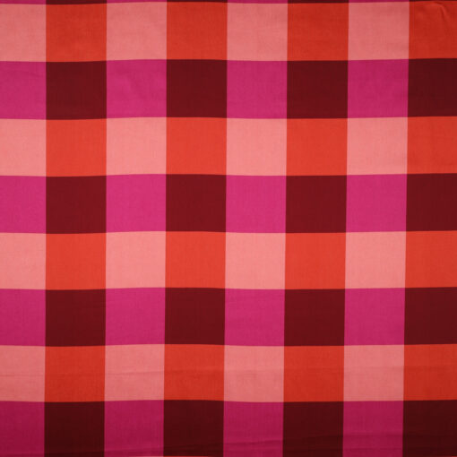 Nerida Hansen Cotton Satin Large Gingham - Blush