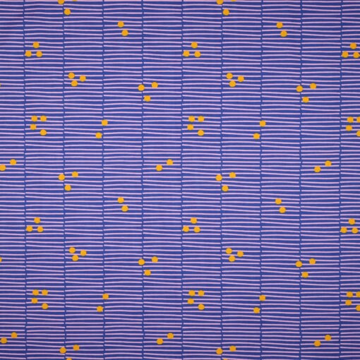 NeridaHansen Fine Poplin Broken Stripes Blue