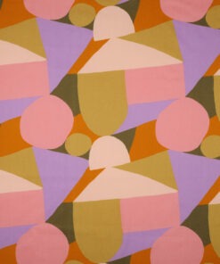 NeridaHansen Fine Poplin Multi Shapes Sand