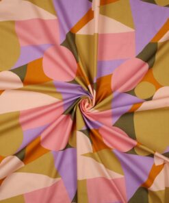 NeridaHansen Fine Poplin Multi Shapes Sand