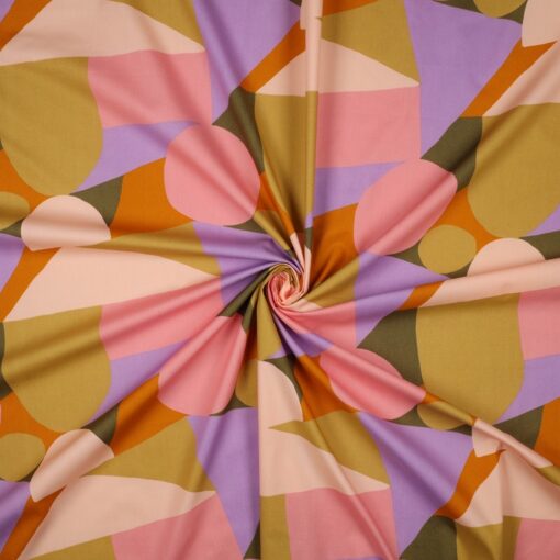 NeridaHansen Fine Poplin Multi Shapes Sand
