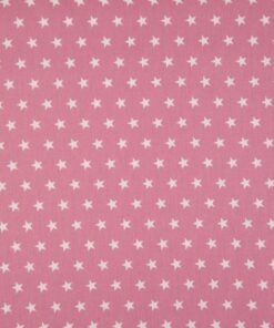 Webware Baumwolle Sterne Rosa