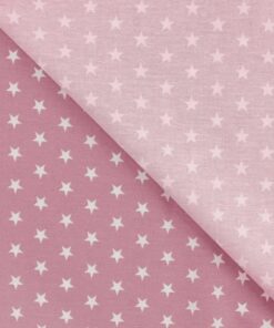 Webware Baumwolle Sterne Rosa