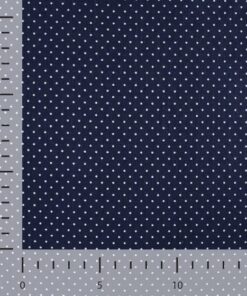 Webware Baumwolle mini Dots Marineblau