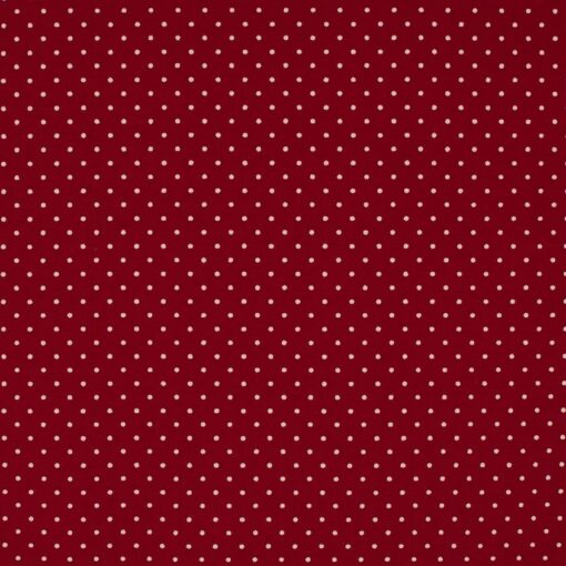 Webware Baumwolle mini Dots Bordeaux
